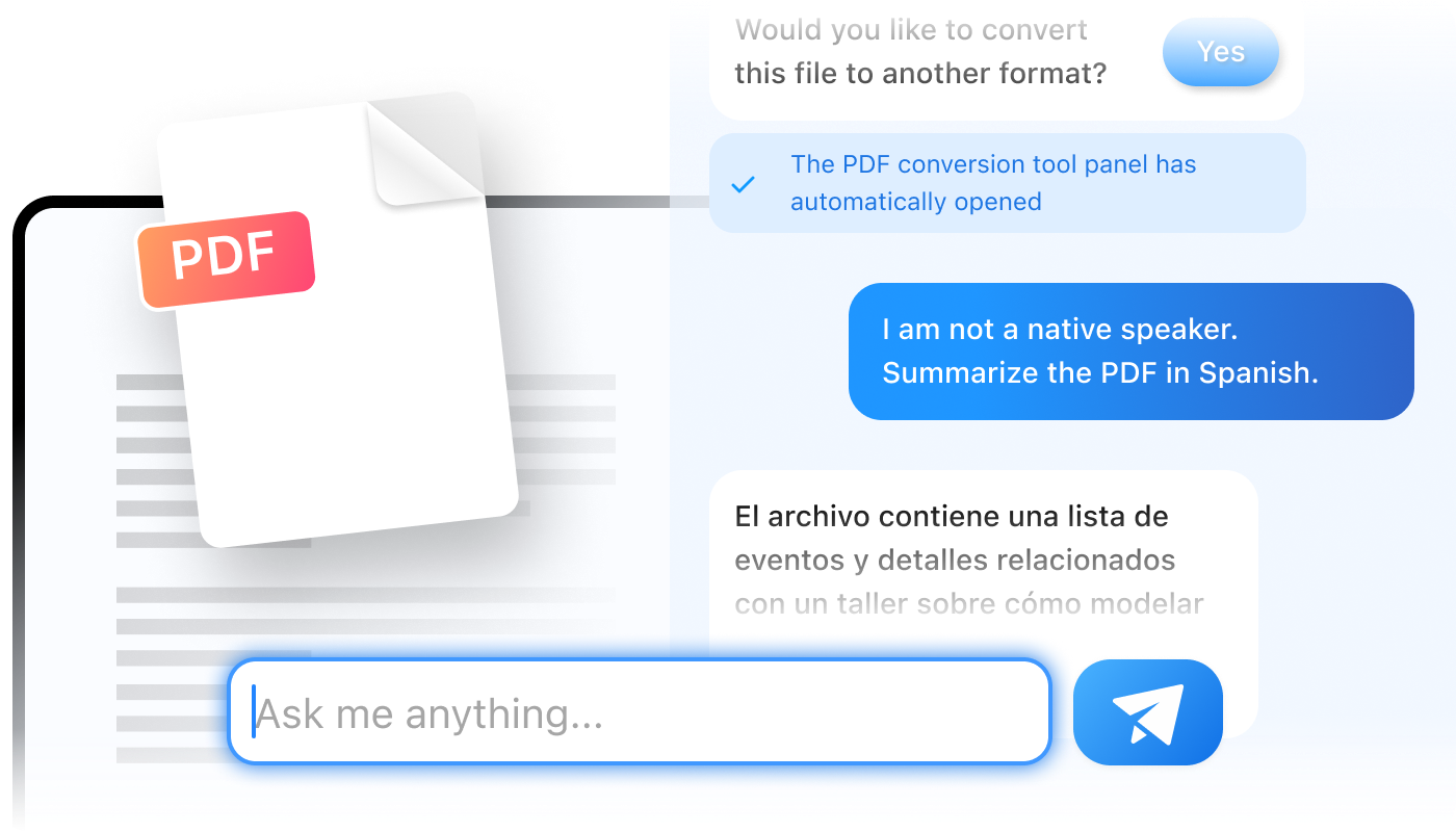 PDFgear مساعد PDF بالذكاء الاصطناعي — تلخيص، دردشة وتحرير PDF